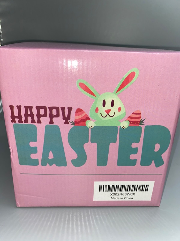 Photo 2 of Gemmy Airblown Inflatable Easter Egg, 4.5 ft Tall, Pink
