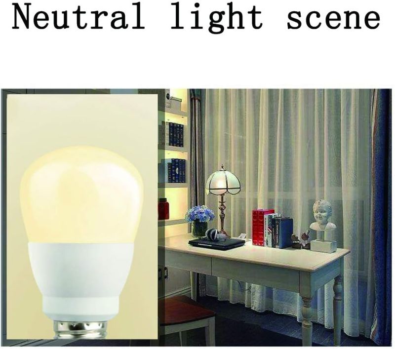 Photo 1 of LED Intelligent Remote Control Bulb, Timed Off 12WE27 Two-Color Stepless Dimming Bulb
