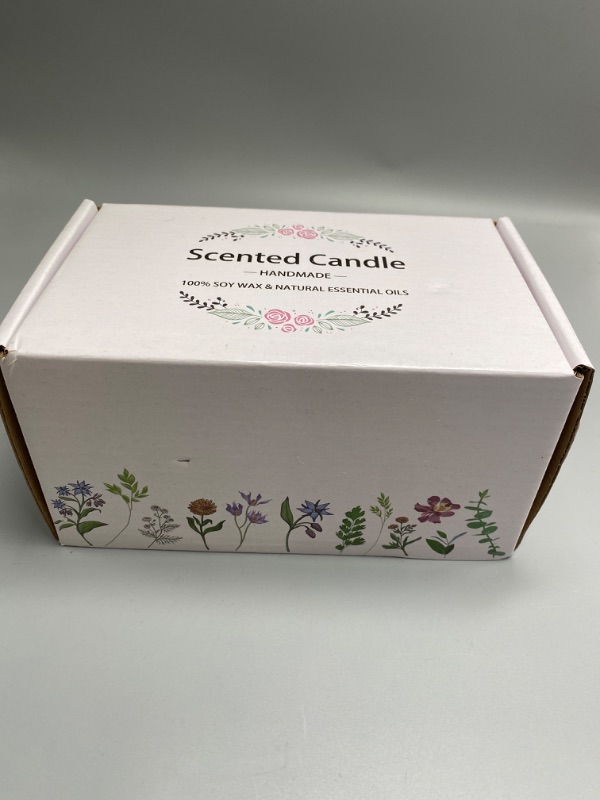 Photo 1 of 2 Pack Scented Candles, Gift for New Home Vanilla + Gardenia, Scented Jar Candle -Natural Aromatherapy Scented Candles, Long Lasting Soy Wax Candle, Festive,Stress Relief, Decor Aromatherapy Candles
