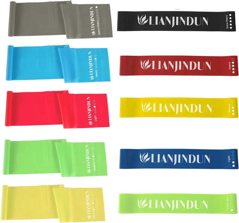 Photo 1 of 10pcs Professional Resistance Bands