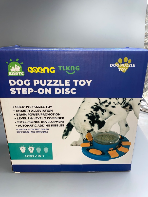 Photo 4 of Dog Puzzle Toy Dogs Brain Stimulation Mentally Stimulating Toys Beginner Puppy Treat Food Feeder Dispenser Advanced Level 2 in 1 Interactive Games for Small/Medium/Large Aggressive Chewer Gift B
