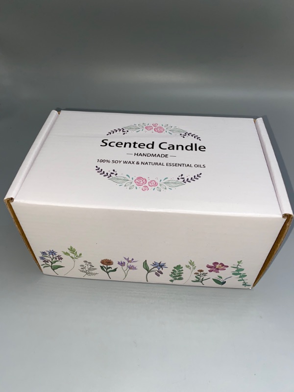 Photo 4 of 2 Pack Scented Candles, Gift for New Home Vanilla + Gardenia, Scented Jar Candle -Natural Aromatherapy Scented Candles, Long Lasting Soy Wax Candle, Festive,Stress Relief, Decor Aromatherapy Candles
