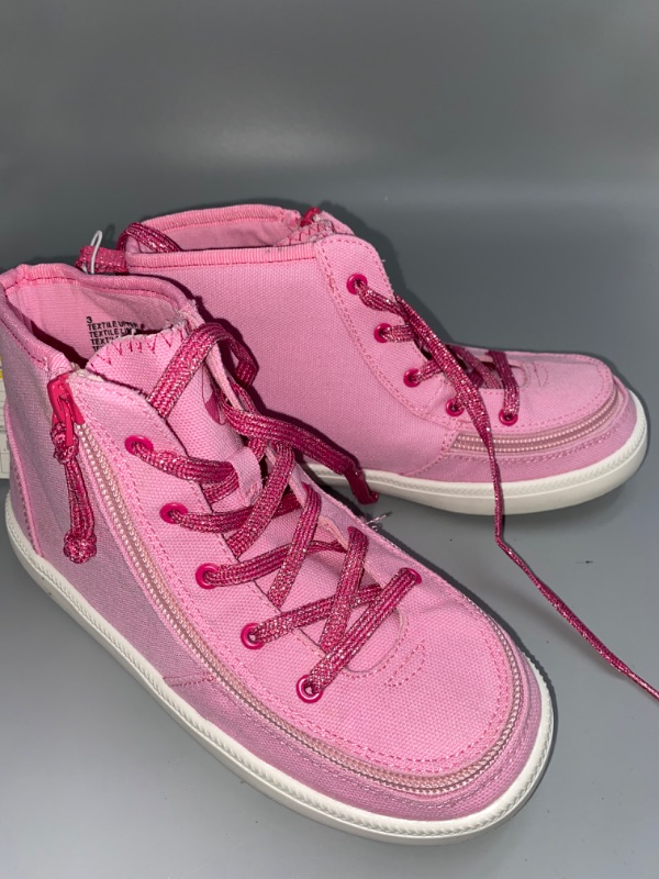 Photo 3 of BILLY Footwear Girls' Haring Essential High Top Sneakers - Pink 2
