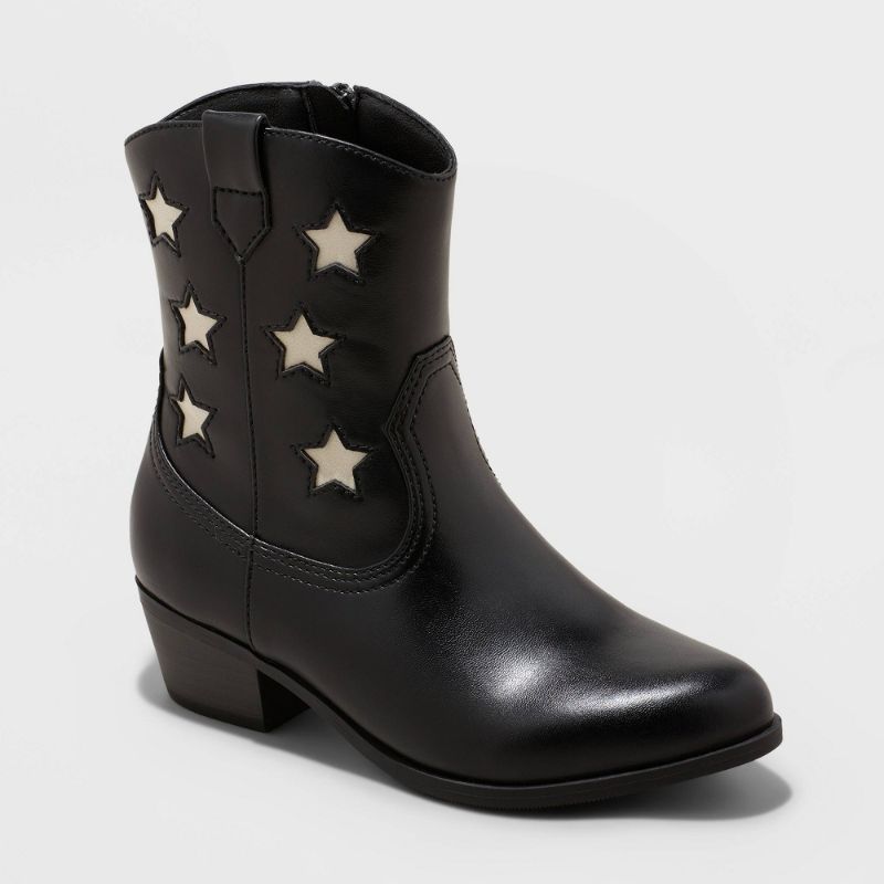 Photo 1 of Girls' Margot Western Boots - Art Class™ Black 3
