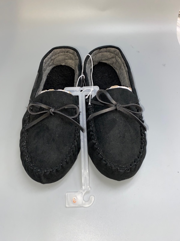 Photo 2 of Boys' Lionel Moccasin Slippers - Cat & Jack™ Black 3
