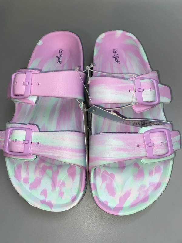 Photo 2 of Kids' Noa Slip-on Footbed Sandals - Cat & Jack™ Purple 4
