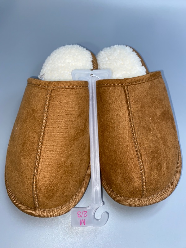 Photo 2 of Boys' Ellis Scuff Slippers - Cat & Jack M(2-3)