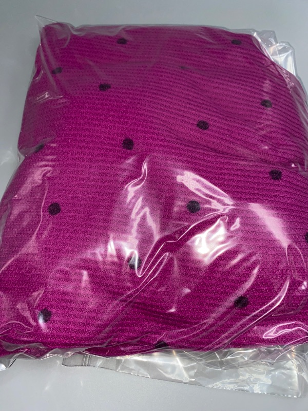 Photo 1 of Girls' Long Sleeve Cozy Tiered Dress - Cat & Jack™ Magenta Pink XL(14)
