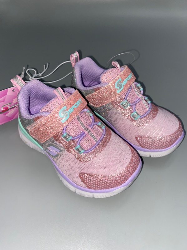 Photo 3 of Size 7T - S Sport by Skechers Toddler Girls' Bethanie Ombre Design Performance Sneakers - Light Pink Size 7T
