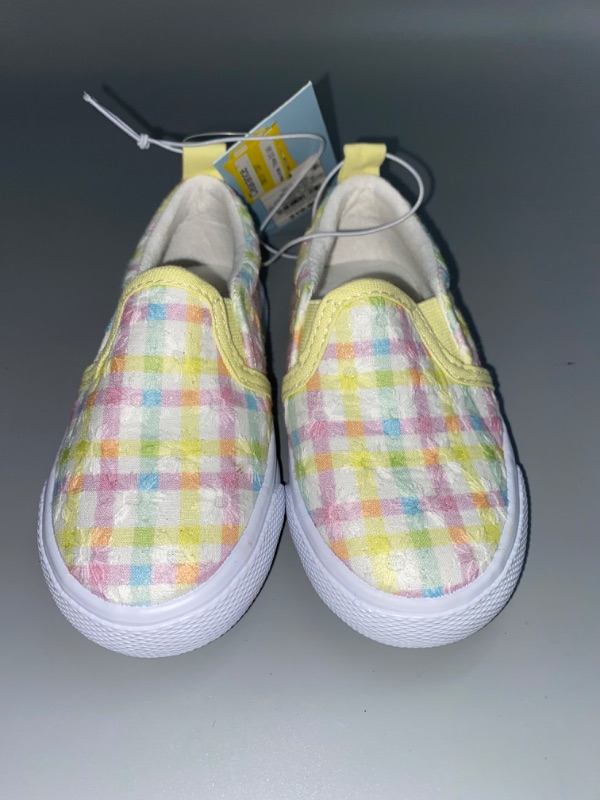 Photo 3 of Toddler Keagan Slip-on Sneakers - Cat & Jack™ Yellow Size 6T
