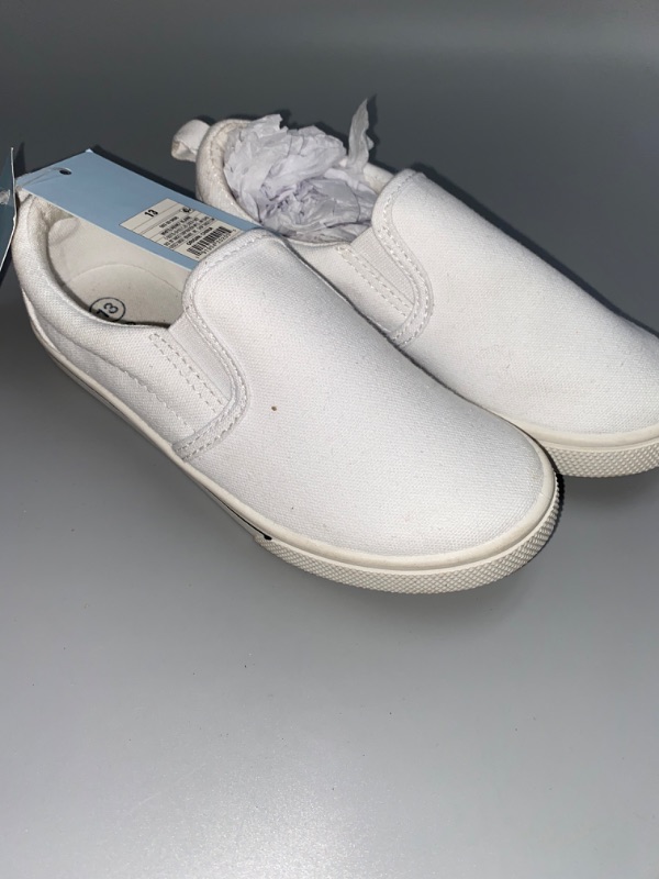 Photo 3 of Kids' Blaine Slip-on Sneakers - Cat & Jack™ White 13
