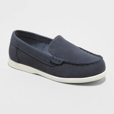 Toddler Boys' ZAYD Slip-on Loafers - Cat & Jack™ Navy Blue Size 12 for ...