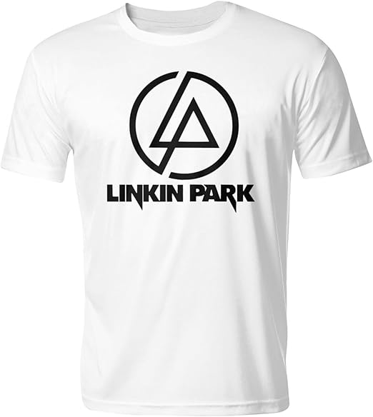 Photo 1 of 2X Black And White Linkin Park Men Women Shirt 3D Print Couple Short Sleeve Crew Neck Tee Neck Fashion T Shirts Apparel
