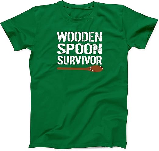 Photo 1 of 2X Wooden Spoon Survivor Funny Men's T-Shirt 