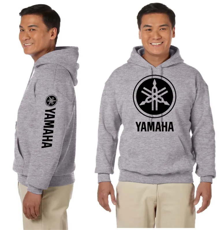 Photo 1 of Large Grey Outlaw Truckers YZF Logo Hoodie Yamaha 