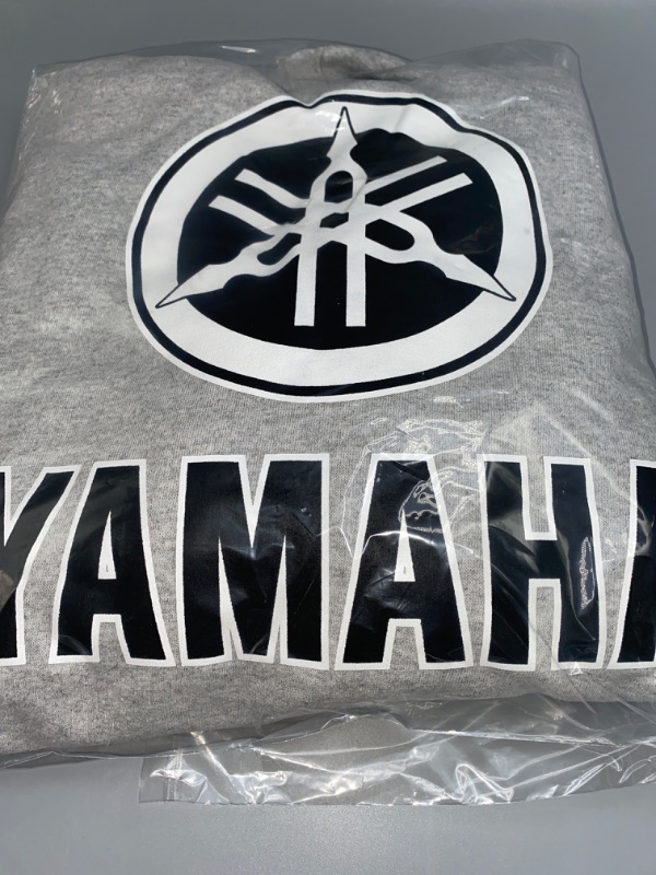 Photo 2 of Large Grey Outlaw Truckers YZF Logo Hoodie Yamaha 