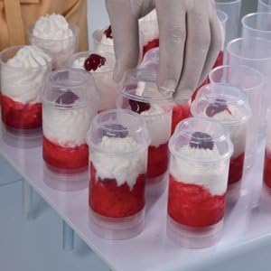 Photo 2 of Martellato Cake Push Pops Containers with Lid, Pack of 100
