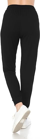 Photo 1 of 1XL Leggings Depot Women's Relaxed-fit Jogger Track Cuff Sweatpants with Pockets for Yoga, Workout
