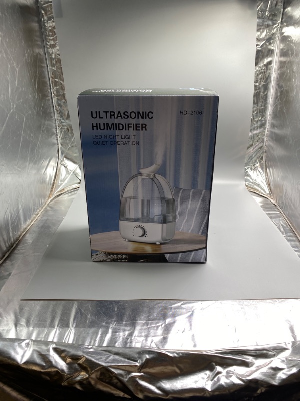 Photo 2 of Ultrasonic Humidifier, LED night light Quiet operation