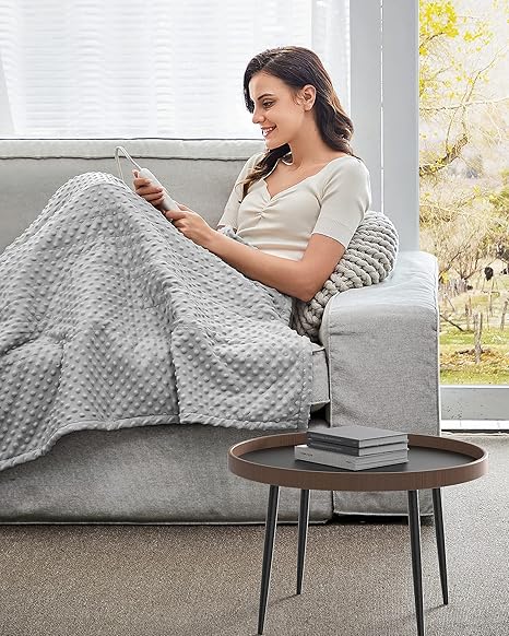 Photo 2 of Electric Heated Throw Blanket 50" x 60" | 10 Levels Fast Heating & Machine Washable | Full Body Warming Soft Fleece Sofa Bed Blankets with Auto-off Overheating Protection 4H Timer | Grey