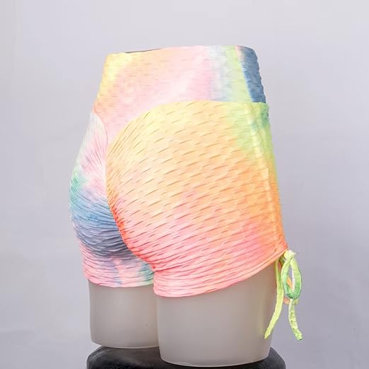 Photo 2 of Size Large Workout Shorts Women Butt Lifting Summer Fashion Drawstring Elastic Waisted Athletic Tie-Dye Shorts Comfy Lightweight Shorts 

