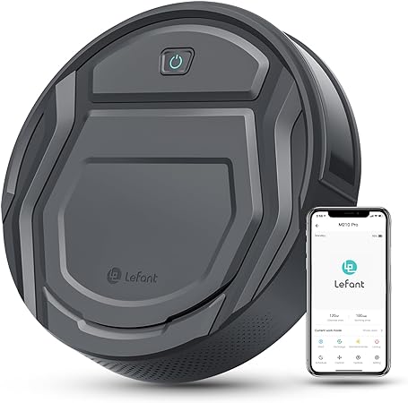 Photo 1 of Lefant M210 Pro Robot Vacuum, 2200Pa Strong Suction, WiFi/APP/Alexa, 120 Min Runtime, Self-Charging Robotic Vacuum Cleaner, Slim, Quiet, 6 Cleaning Modes Ideal for Pet Hair, Hard Floors