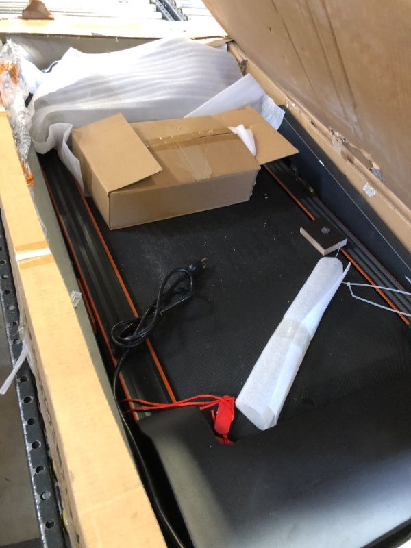 Photo 1 of 3.5HP Treadmill with Auto Incline, 320 lb Capacity, 17.3" Wide Belt, Folding Electric Treadmill for Home, Walking & Running Machine with Handle Bar, Screen Gray