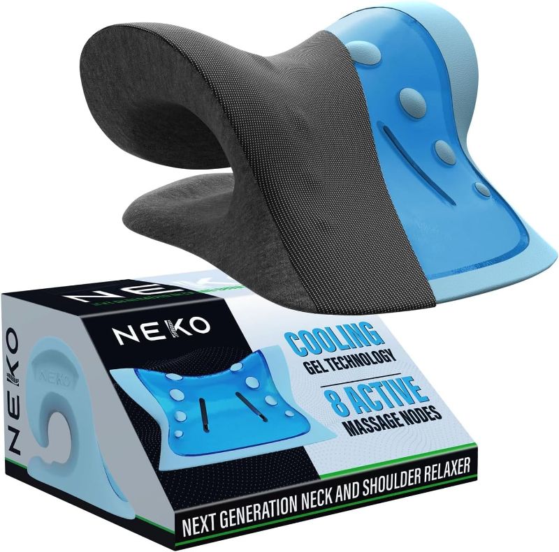 NEKO Neck Stretcher | Chiropractic Back & Shoulder Relaxer, Cervical ...