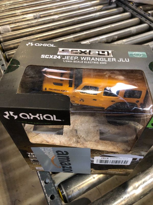 Photo 3 of Axial RC Truck 1/24 SCX24 2019 Jeep Wrangler JLU CRC 4WD Rock Crawler Brushed RTR, Yellow, AXI00002V2T2