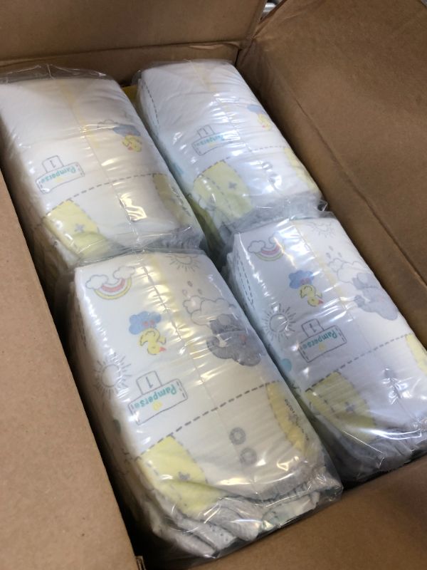 Photo 2 of Diapers Newborn/Size 1 (8-14 lb), 164 Count - Pampers Swaddlers Disposable Baby Diapers, Enormous Pack (Packaging May Vary) Size 1 (164 Count)