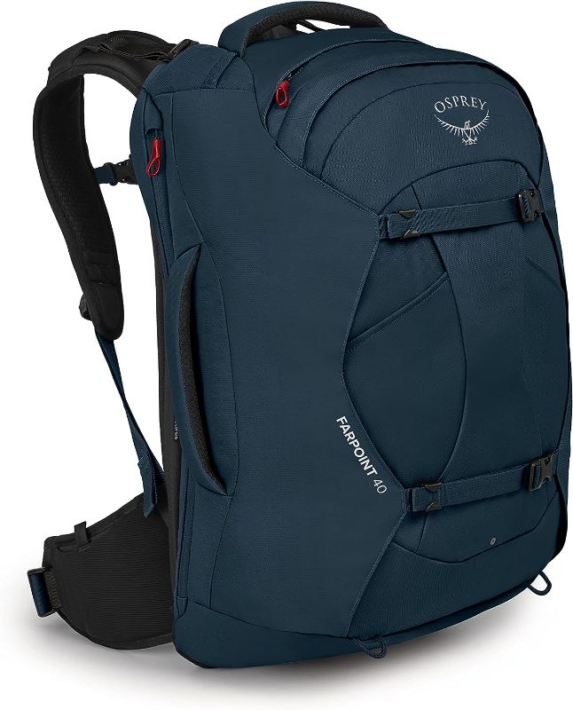 Photo 1 of Osprey Farpoint 40L Men's Travel Backpack, Muted Space Blue
