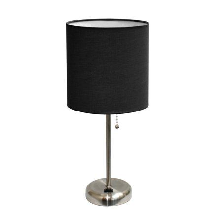 Photo 1 of LimeLights Stick Lamp with Charging Outlet Table Lamp