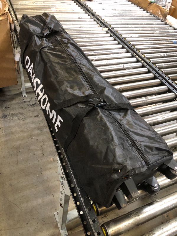 Photo 1 of Pop-up Portable Outdoor Canopy Tent 10'x10' Instant Gazebo, with 1 Sidewall, Carry Bag, Stakes, Ropes, for Outdoor/Beach/Patio/Wedding Parties and Commercial Events 10FTx10FT 1-White