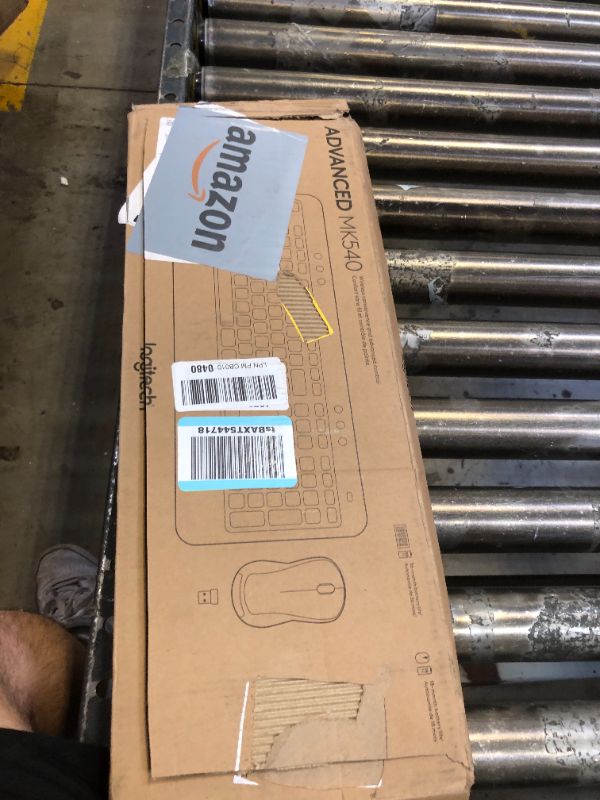 Photo 1 of Logitech MK540 Advanced Wireless Keyboard and Mouse Combo for Windows, 2.4 GHz Unifying USB-Receiver, Multimedia Hotkeys, 3-Year Battery Life, for PC, Laptop 2024 Model