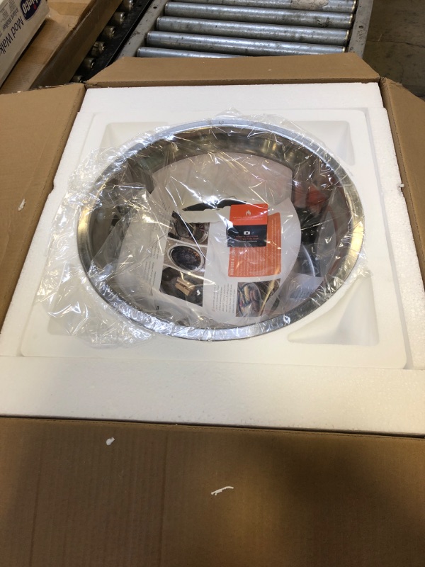 Photo 1 of Solo Stove Ranger Griddle + Hub, Cast Iron Cookware with Stainless steel Hub for 6.5” Elevation, Addition to Ranger fire pit, Weight: 14.5lbs, Cooking surface diameter 14.25" Griddle + Hub Ranger