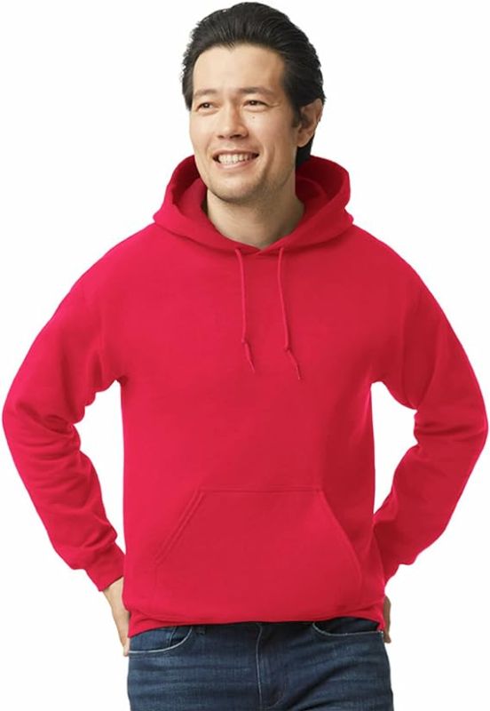 Photo 1 of Gildan - Fleece Hoodie Sweatshirt, Style G18500, Multipack X-Large Red (1-pack)