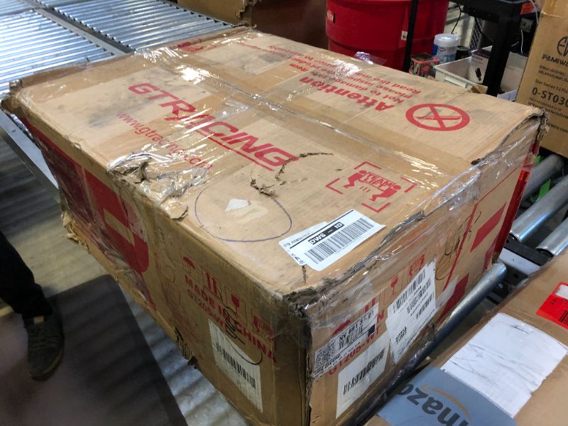 Photo 1 of GTRACING Gaming Chair, Computer Chair with Mesh Back, Ergonomic Gaming Chair with Footrest, Reclining Gamer Chair with Adjustable Headrest and Lumbar Support for Gaming and Office, White