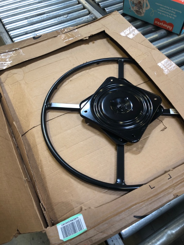 Photo 2 of chairpartsonline 25.5" Replacement Ring Base w/Swivel for Recliner Chairs & Furniture, Includes Swivel - S5471