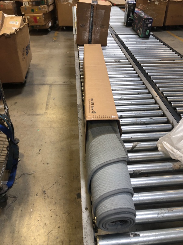 Photo 1 of PURRUGS Machine Washable Kitchen Runner Rug 2ft x 7ft, Non-Slip/Skid Hallway Runner Rug, Super Absorbent Soft Area Rug for Hallway, Kitchen & Laundry, Rolled Packaging, Grey 2ft x 7ft Grey