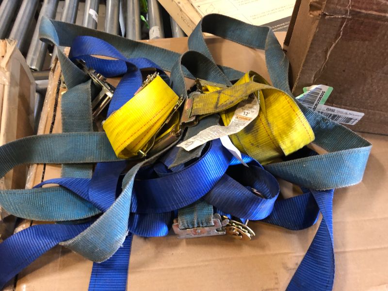 Photo 1 of 4 used semi truck straps 