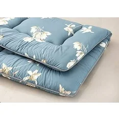 Photo 1 of Geroboom Flower Blue Futon Tatami Mat Japanese Futon Mattress