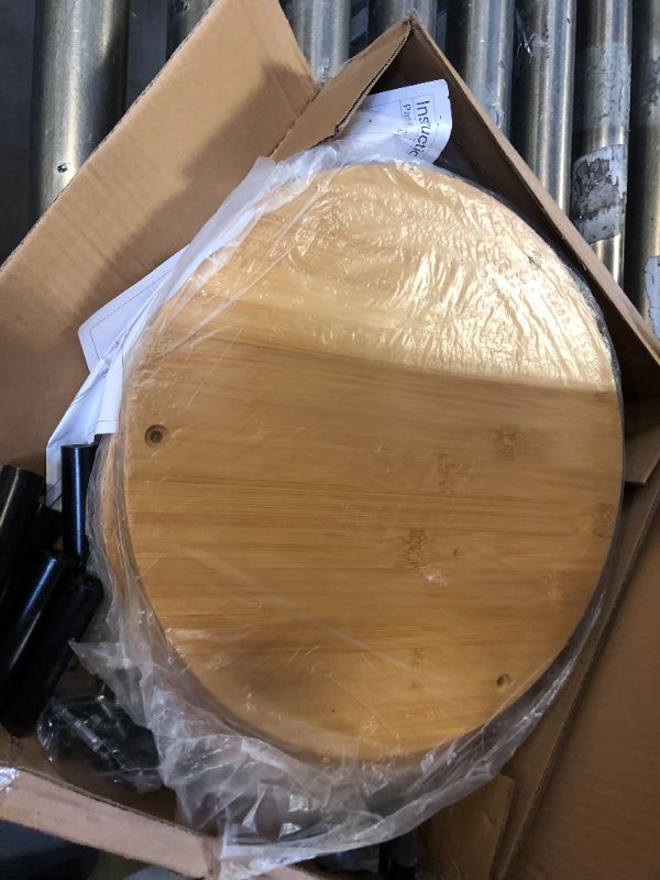 Photo 1 of 2 PIECE END TABLES LIGHT WOOD 