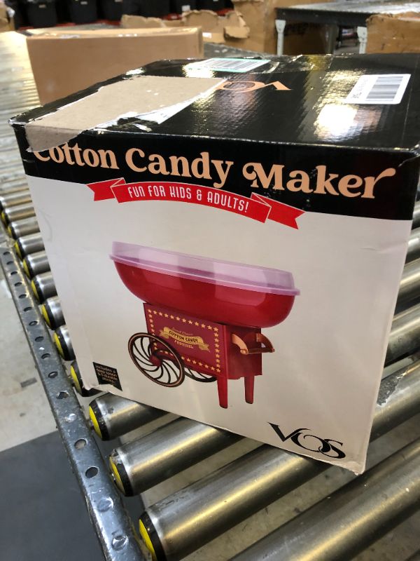 Photo 4 of Cotton Candy Machine Kit - Red Retro Sugar Candy Maker, Effortless Home Cotton Candy Maker Machine with Comprehensive User-Friendly Guide, Ideal for Parties & Fun Gatherings