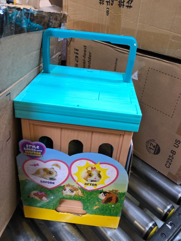 Photo 2 of Little Live Pets - Mama Surprise | Soft, Interactive Guinea Pig and her Hutch, and her 3 Babies. 20+ Sounds & Reactions. for Kids Ages 4+, Multicolor, 7.8 x 11.93 x 11.38 inches