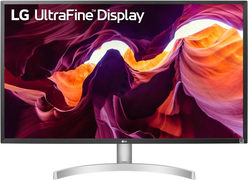 Photo 1 of LG UltraFine 32-Inch Computer Monitor 32UL500-W, VA with HDR 10 Compatibility and AMD FreeSync, White
