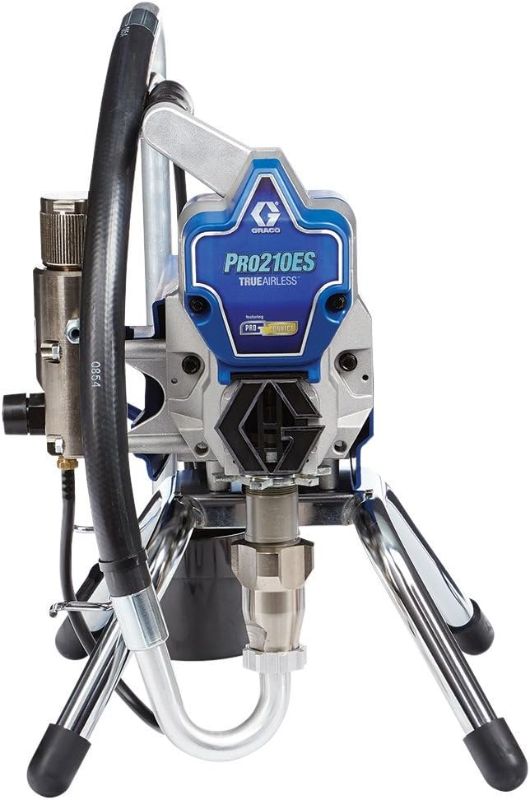 Photo 1 of Graco 17D163 Pro210ES Stand Airless Paint Sprayer & 247340 1/4-Inch Airless Hose, 50-Foot, Feet Paint Sprayer
