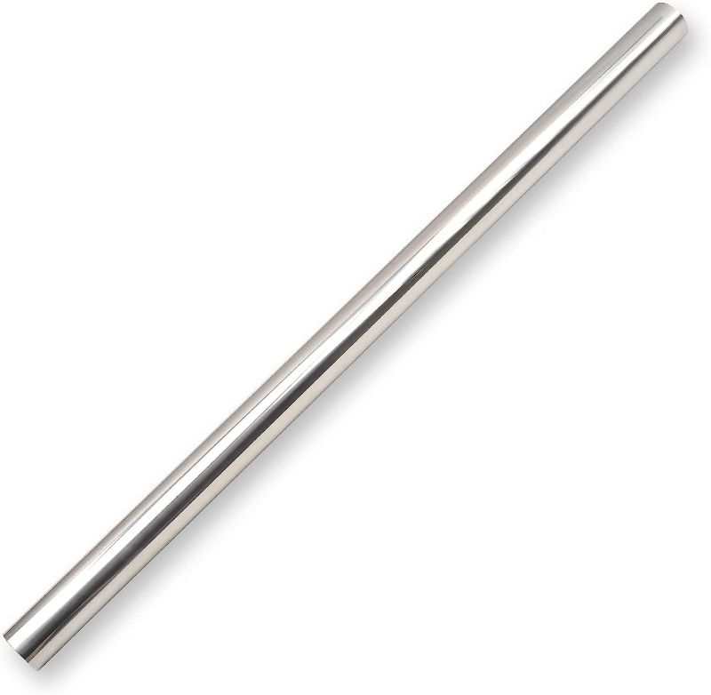 Photo 1 of 2 Inch Straight DIY Custom Mandrel Exhaust Pipe Tube Pipe, 35 Inch Length, 2'' OD Mandrel Straight Pipe, T304 Stainless Steel, Universal Fitment - 1PC
