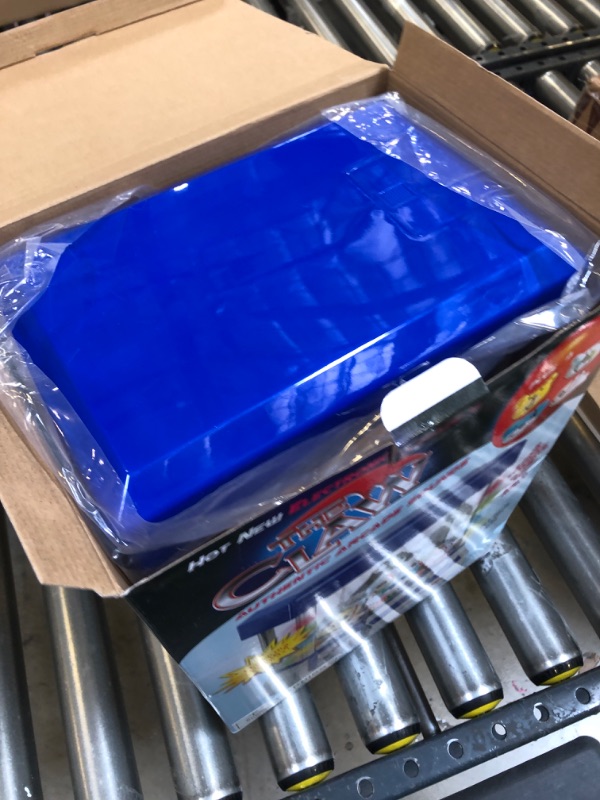Photo 1 of Claw Machine - Arcade Mini Toy Grabber Machine for Kids - Candy Machine- Retro Carnvial Music & Flashing Lights- Best Birthday Gift Game. Use Gumballs, Candy, Toys, or Small Prizes (Blue)