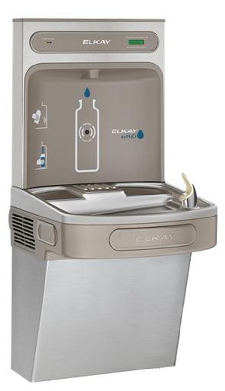 Photo 1 of Elkay LZS8WSSK EZH2O Bottle Filling Station with Single ADA Cooler, Filtered, 8 GPH, Stainless Steel
