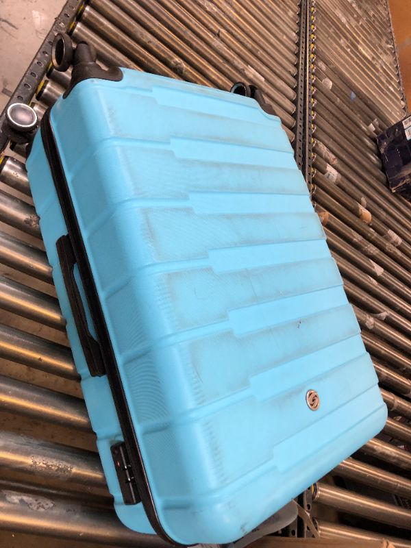 Photo 1 of 28" Luggage Set with Spinner Wheels,Hard Shell Luggage Sets with TSA Lock,Light Blue28in) Aqua Blue